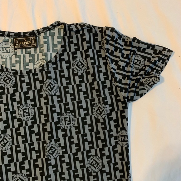 Fendi Top Size S Used Vintage 90’s - Picture 3 of 6